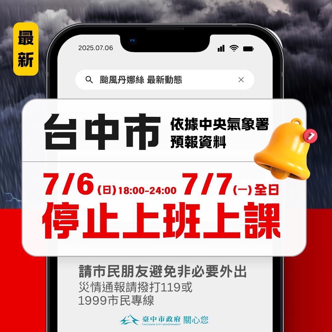 颱風休診公告